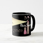 Mug Parties scintillant Styliste cheveux brillant cise (Devant droit)