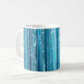 Mug Parties scintillant Turquoise Aqua Glam (Devant gauche)