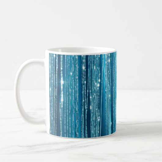 Mug Parties scintillant Turquoise Aqua Glam (Gauche)