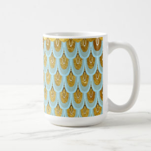 Mug Parties scintillant Turquoise bleu brillant Balanc