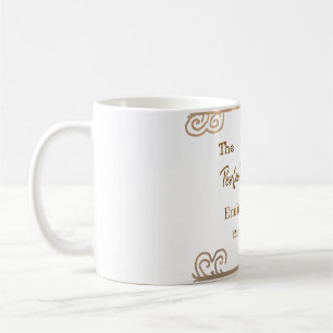 Mug Parties scintillant vintage d'or le couple parfait