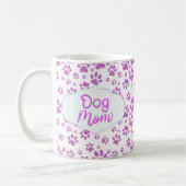 Mug Parties scintillant violet  Chien maman Empreintes (Gauche)