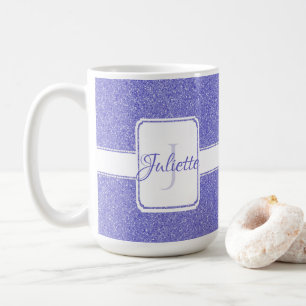 Mug Parties scintillant violette Bouge de café personn