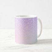 Mug parties scintillant violette élégante moderne et é (Devant droit)