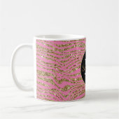 Mug Parties scintillant Zebra Gold Rose (Gauche)