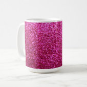 Mug Parties scintillantes de roses indien de Faux (Devant gauche)