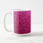 Mug Parties scintillantes de roses indien de Faux (Gauche)