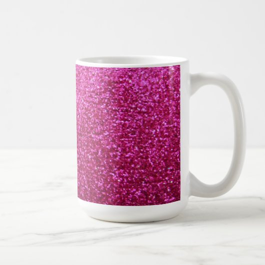 Mug Parties scintillantes de roses indien de Faux (Droite)