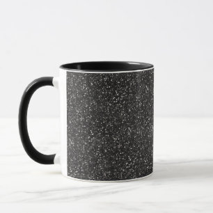 Mug Parties scintillantes élégantes foncées de gris