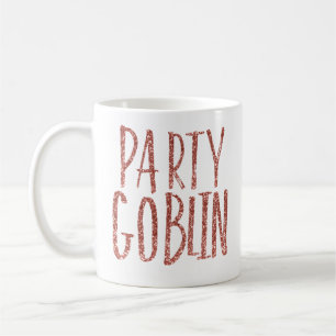 Mug Parties scintillantes roses d'or de lutin de