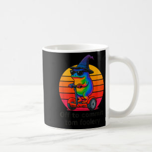 Mug Partir Pour Engager Tom Foolery Funny Frog Sarcasm