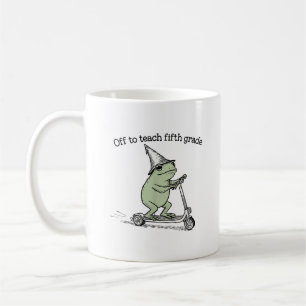 Mug Partir pour enseigner la Grenouille mignonne de ci