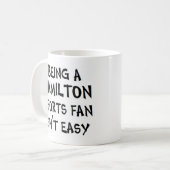 Mug partisan de sport de Hamilton, étant (Devant gauche)