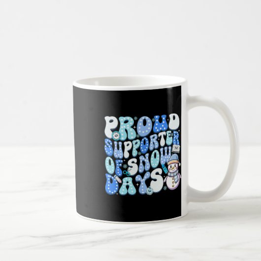 Mug Partisan Fier De Jours De Neige Prof Drôle _2 (Droite)