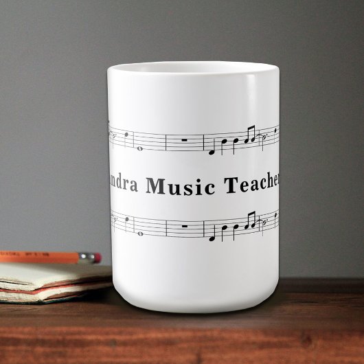 Mug Partition de musique