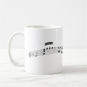 Mug Partition musicale (Gauche)
