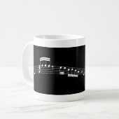 Mug Partition musicale (Devant gauche)