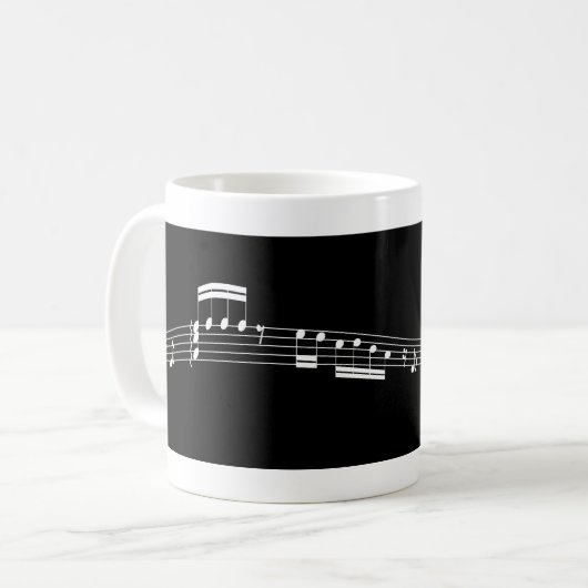 Mug Partition musicale (Devant gauche)
