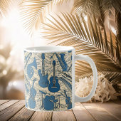 Mug Partition Musique et instruments Blue/Ivory ID481