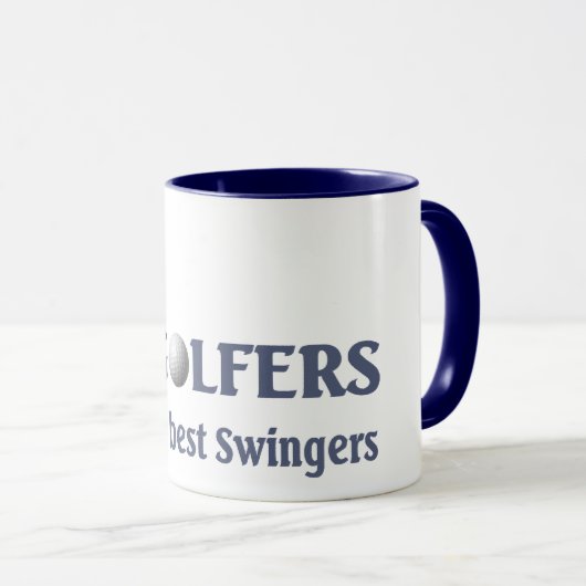 Mug Partouzeurs de golf (Devant droit)