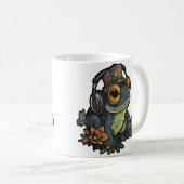 Mug Party Frog Dj Edm Festival Flora Frog Rave (Devant droit)
