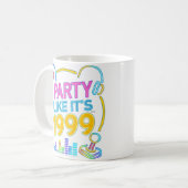 Mug Party Like It’s 1999®™ – Neon Soundtrack (Devant gauche)