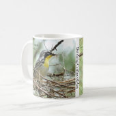 Mug Paruline à gorge jaune par BirdingCollectibles (Devant gauche)