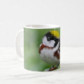 Mug Paruline ornée de châtaignes (Devant gauche)