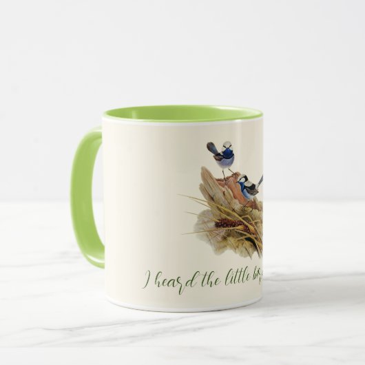 Mug Paruline Turquoisine superbe (Devant gauche)