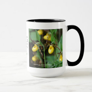 Mug Parviflorum de Cypripedium, dame-pantoufle jaune