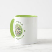 Mug Pas antisocial - Préfère simplement les chiens - V (Devant gauche)
