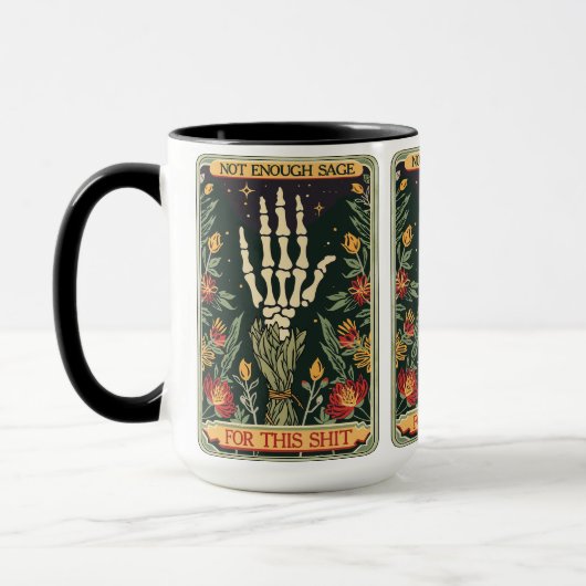 Mug ‘Pas assez de sensation pour cette merde’ Tarot (Gauche)