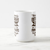 Mug Pas assez de typographie de café (Centre)