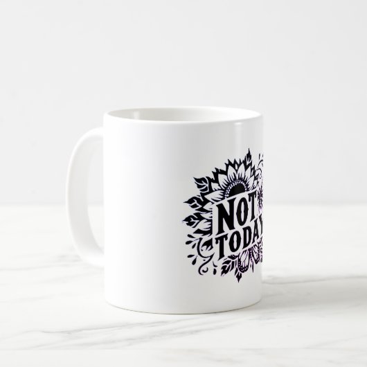 Mug Pas aujourd'hui (Devant gauche)