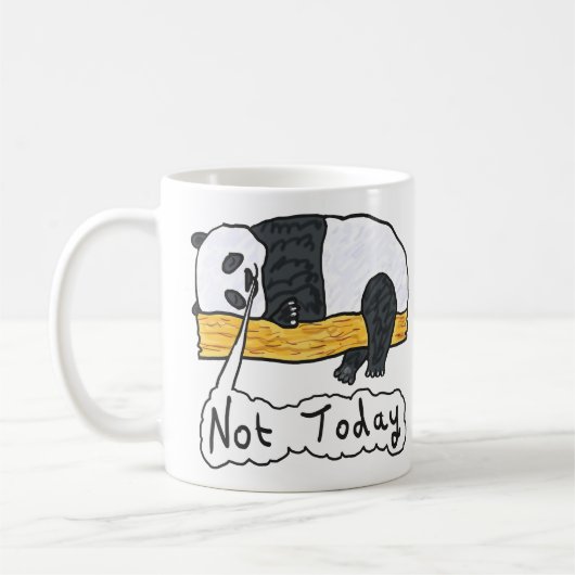 Mug Pas aujourd'hui (Gauche)