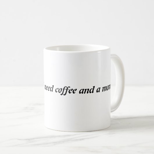 Mug Pas aujourd'hui (Devant droit)