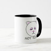 Mug Pas aujourd'hui Cat (Devant droit)