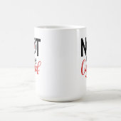 Mug Pas aujourd'hui Cupid anti-valentine rouge flèche (Centre)