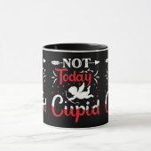 Mug Pas aujourd'hui Cupidé Drôle Saint Valentin (Centre)