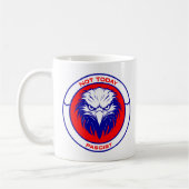 Mug Pas aujourd'hui fasciste - Aigle patriotique class (Gauche)