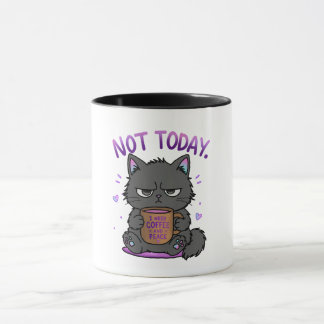 Mug Pas aujourd'hui Grumpy Cat Amoureux du Café Mignon