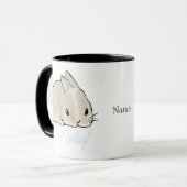 Mug Pas aujourd'hui, lapin (Devant gauche)