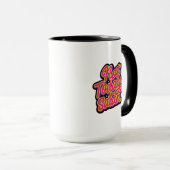 Mug Pas aujourd'hui Satan (Devant droit)