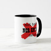 Mug PAS AUJOURD'HUI SATAN Christian (Devant droit)