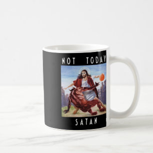 Mug Pas Aujourd'Hui Satan Jesus Vs Satan À Bysketbyll