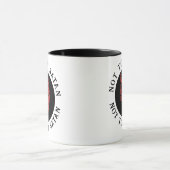 Mug Pas aujourd'hui Satan souriant diable drôle café (Centre)