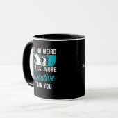 Mug Pas bizarre, juste un amoureux de l'anime plus cré (Devant gauche)
