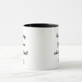 Mug Pas Bossy Sachez ce que vous devriez faire Citatio (Centre)