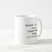 Mug Pas bronzé maintenant drôle (Devant droit)