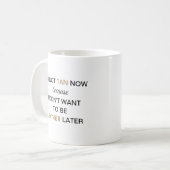 Mug Pas bronzé maintenant drôle (Devant gauche)